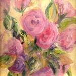 Romance
Size:6x6
Medium: Acrylic
Subject: Florals
Frame Size: 8.5x8.5
Frame Description: bright gold flat

Description of Work: This sweet little painting of impressionistic roses would be perfect for a small space.

Price:SOLD
